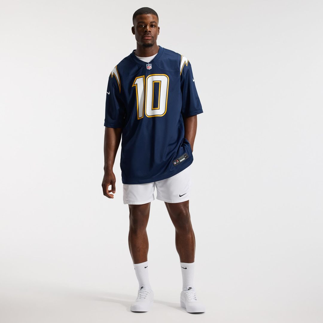 Justin Herbert Los Angeles Chargers Alternate Super Chargers Game Jersey - Navy