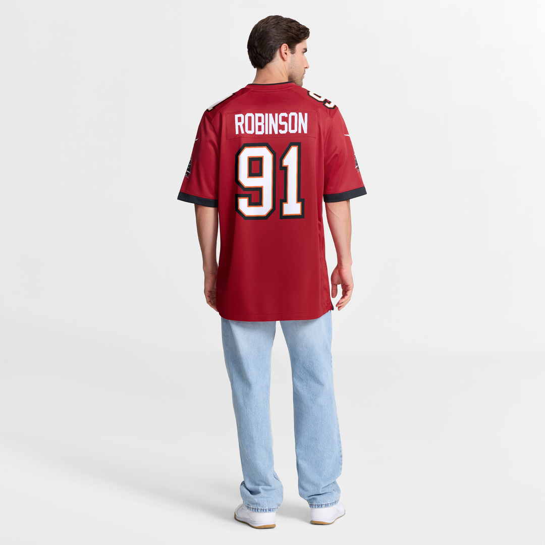 A'Shawn Robinson Tampa Bay Buccaneers Game Jersey - Red