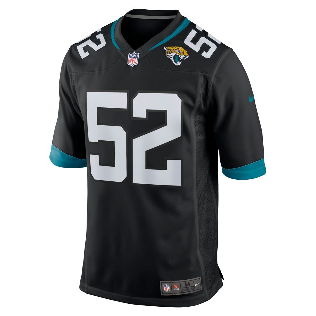 DaVon Hamilton Jacksonville Jaguars Game Jersey - Teal