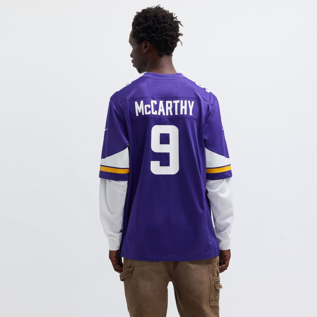 J.J. McCarthy Minnesota Vikings Alternate Game Jersey - White