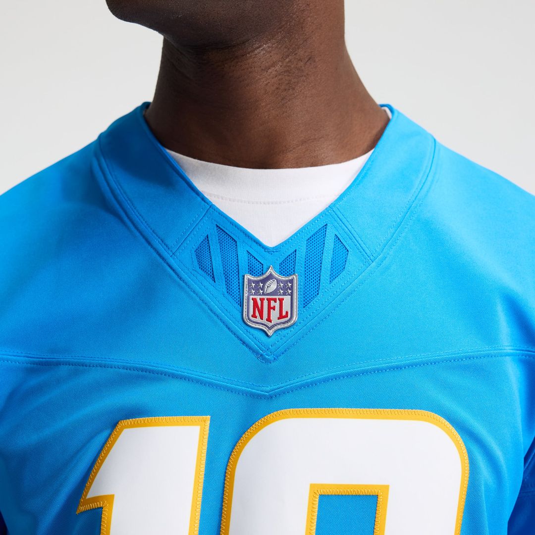Justin Herbert Los Angeles Chargers Vapor F.U.S.E. Stitched Limited Jersey - Powder Blue