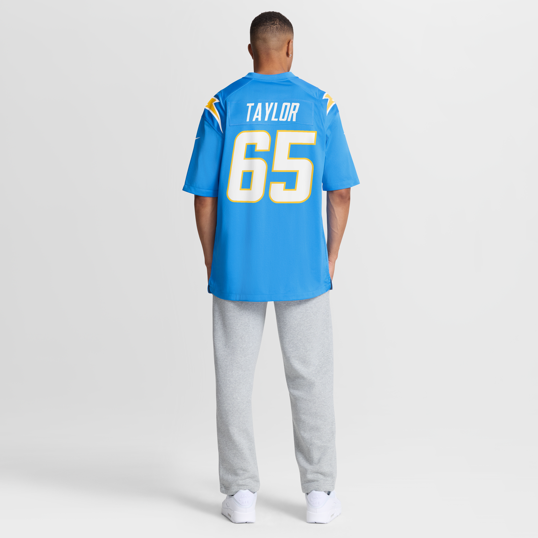 Logan Taylor Los Angeles Chargers Game Jersey - Powder Blue