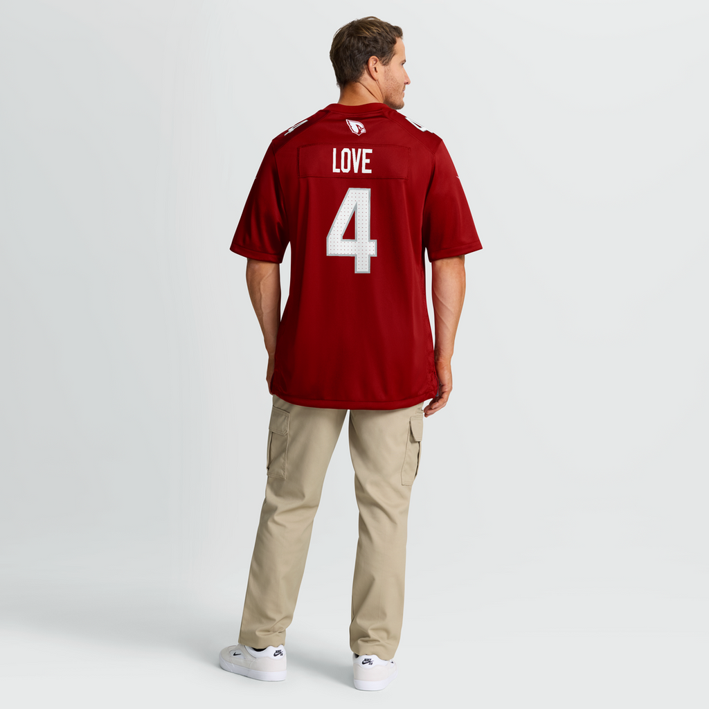 Jeremiyah Love Arizona Cardinals Game Jersey - White