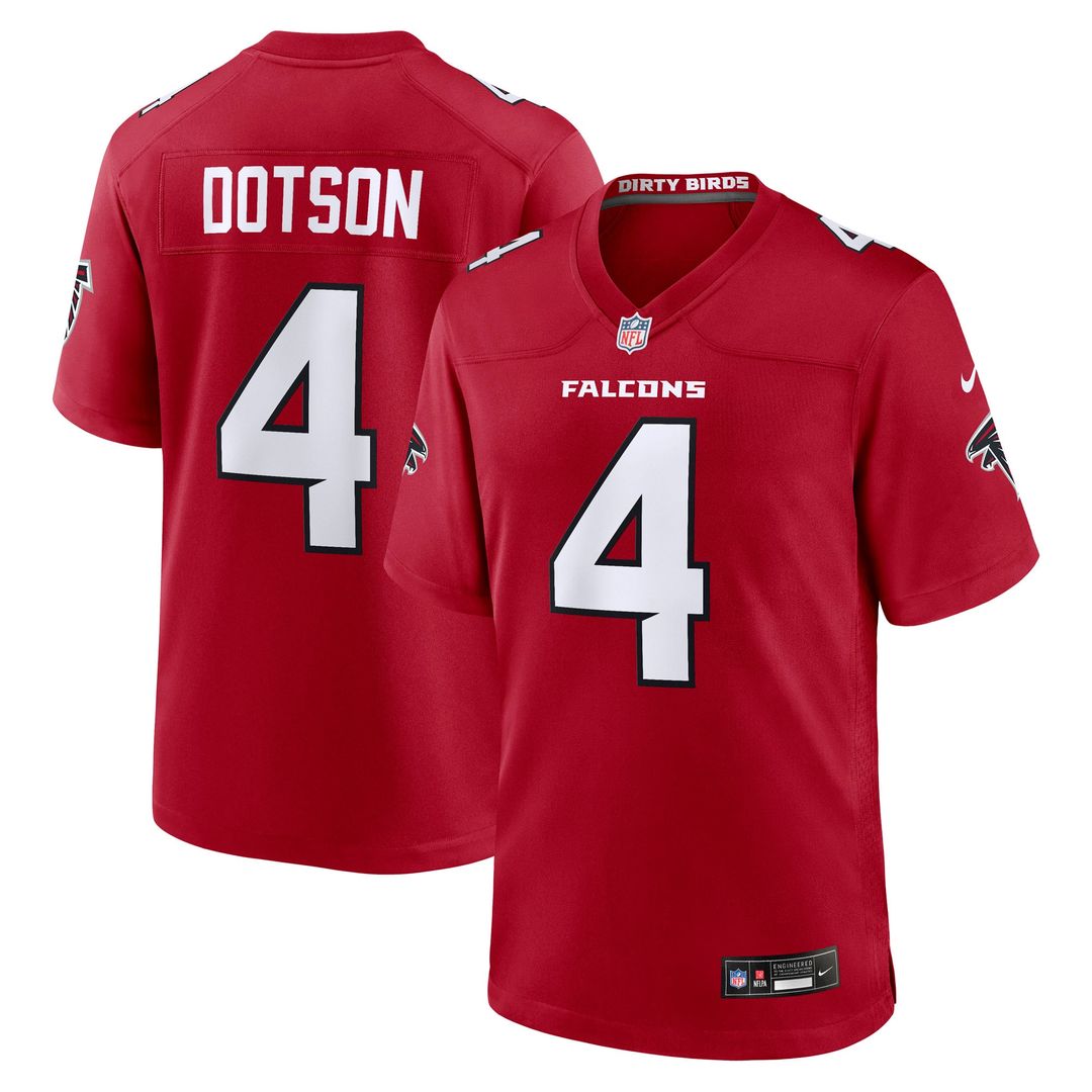 Jahan Dotson Atlanta Falcons Game Jersey - Red