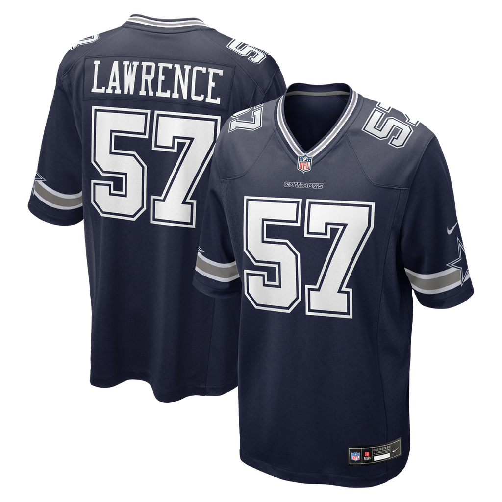 Malachi Lawrence Dallas Cowboys Game Jersey - Navy