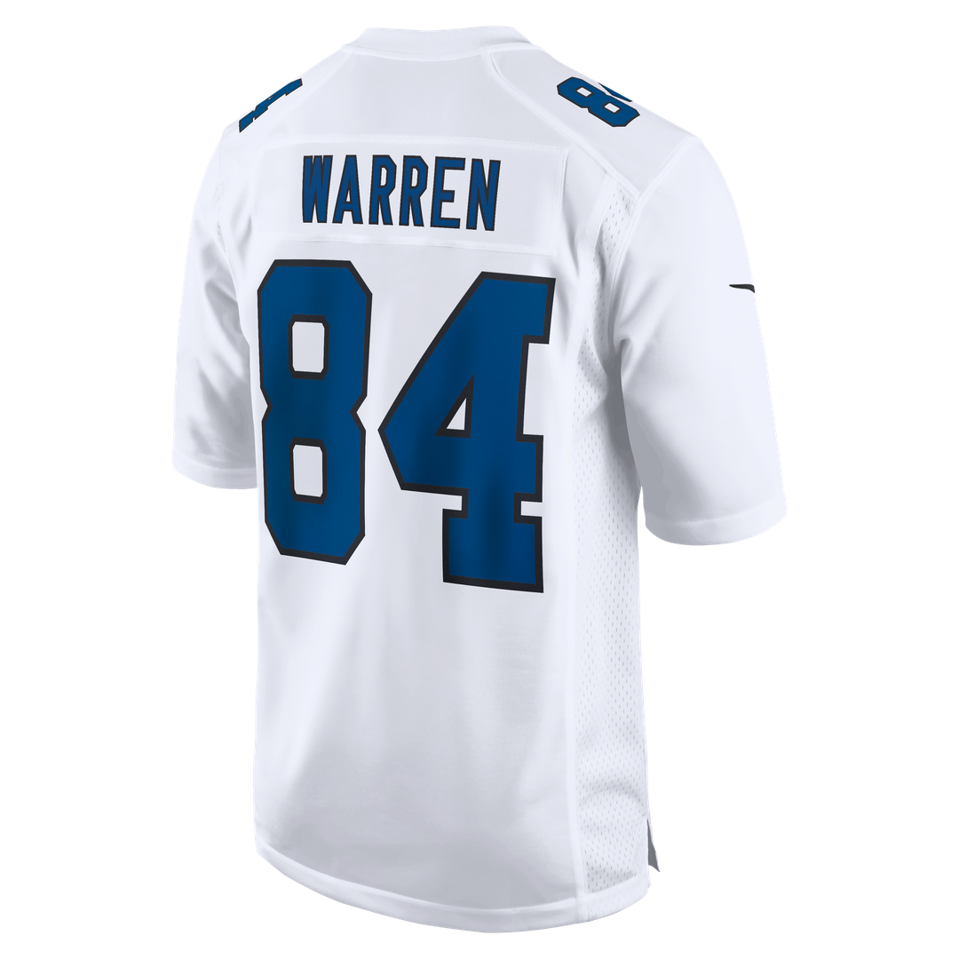 Tyler Warren Indianapolis Colts Fashion Game Jersey - Tundra White