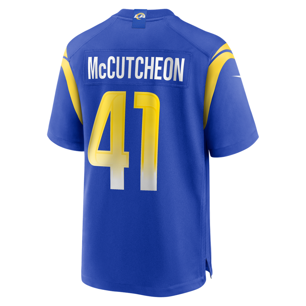Cameron McCutcheon Los Angeles Rams Game Jersey - Royal Blue