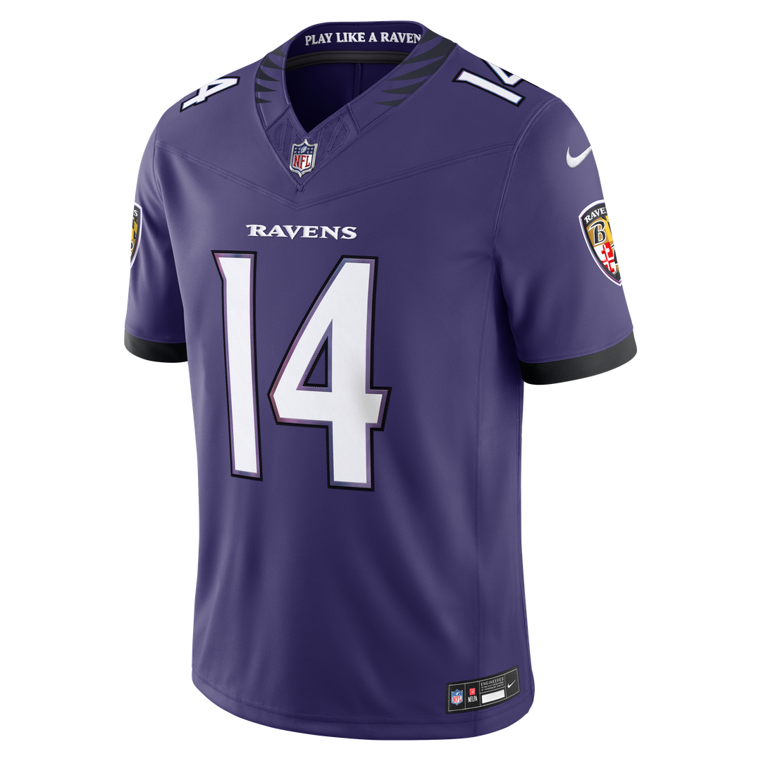 Kyle Hamilton Baltimore Ravens Alternate Vapor F.U.S.E. Stitched Limited Jersey - Black