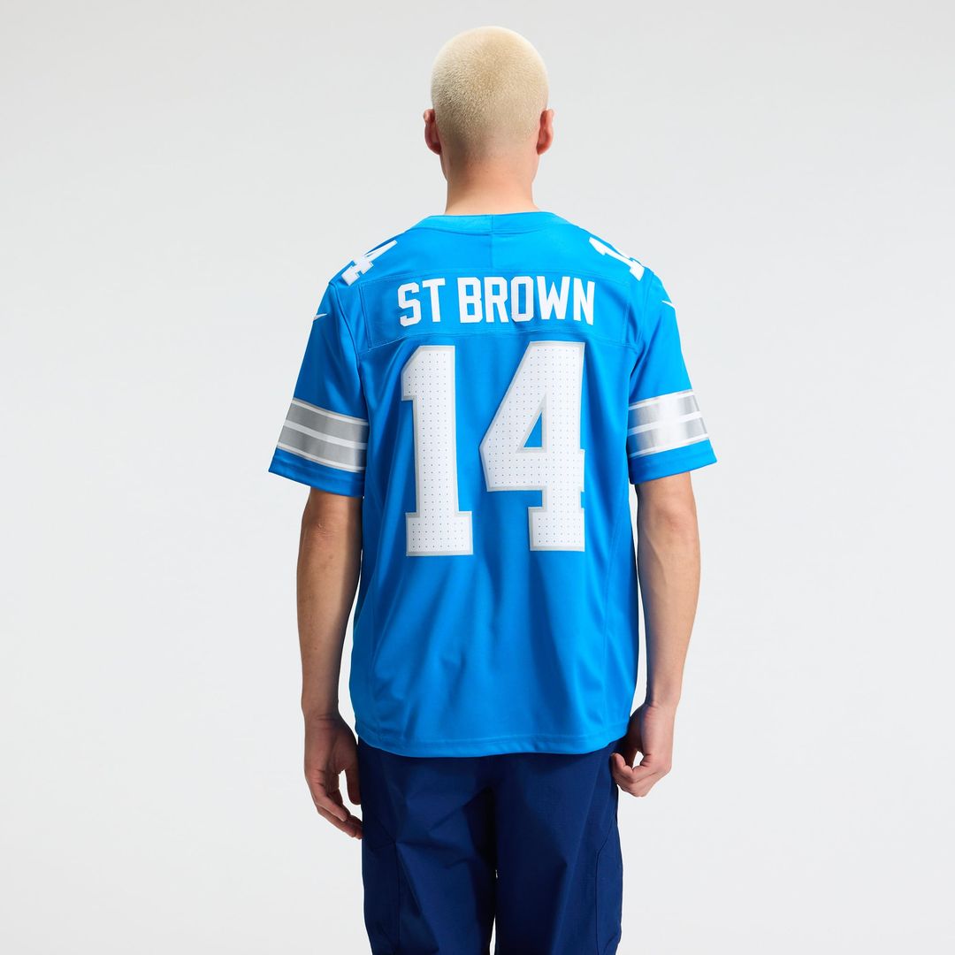 Amon-Ra St. Brown Detroit Lions Alternate Vapor F.U.S.E. Stitched Limited Jersey - Black