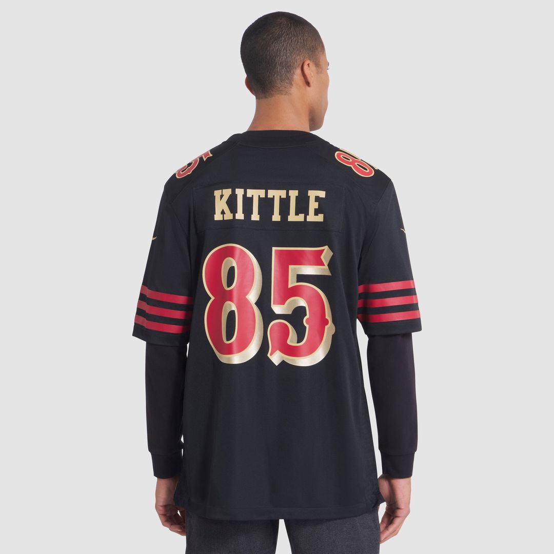 George Kittle San Francisco 49ers Rivalries Collection Game Jersey - Black