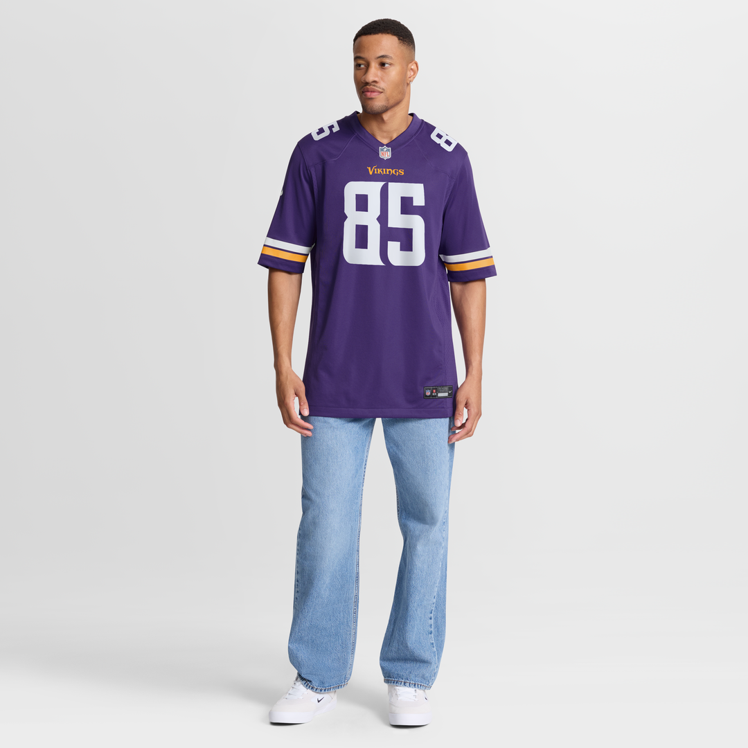 Ben Yurosek Minnesota Vikings Game Jersey - Purple