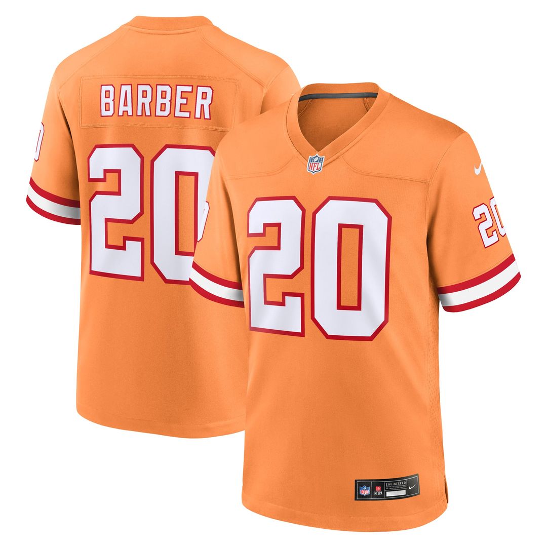 Ronde Barber Tampa Bay Buccaneers Alternate Game Jersey - Orange