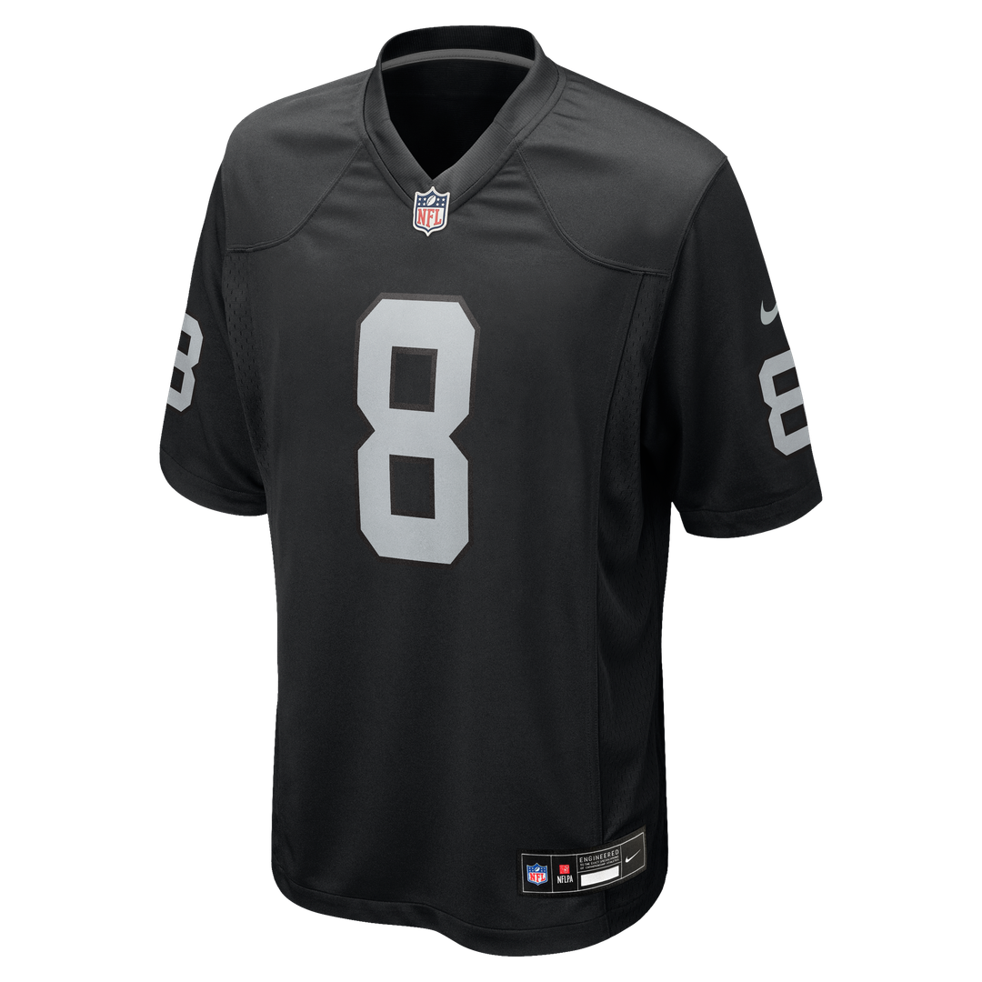 Kirk Cousins Las Vegas Raiders Game Jersey - Black