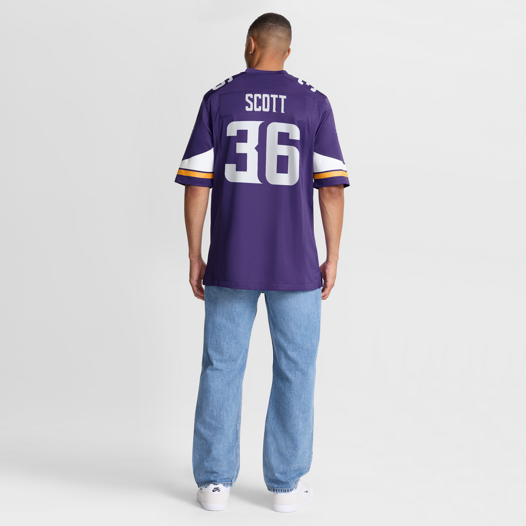 Zavier Scott Minnesota Vikings Game Jersey - Purple