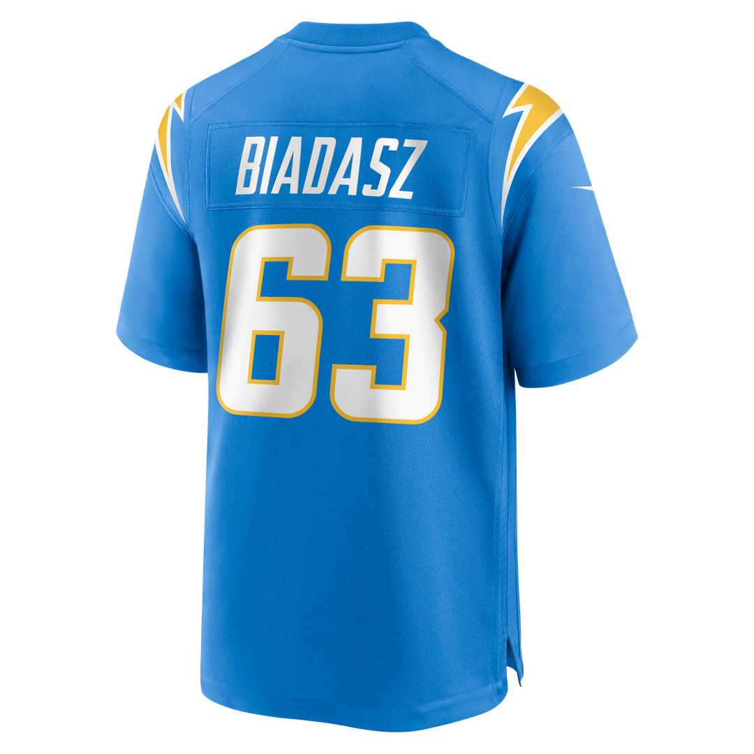 Tyler Biadasz Los Angeles Chargers Game Jersey - Powder Blue