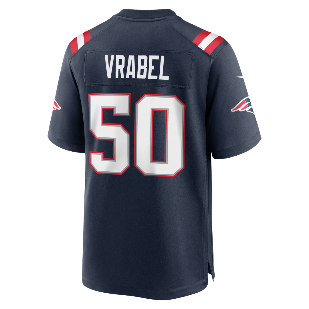 Mike Vrabel New England Patriots Game Jersey - White