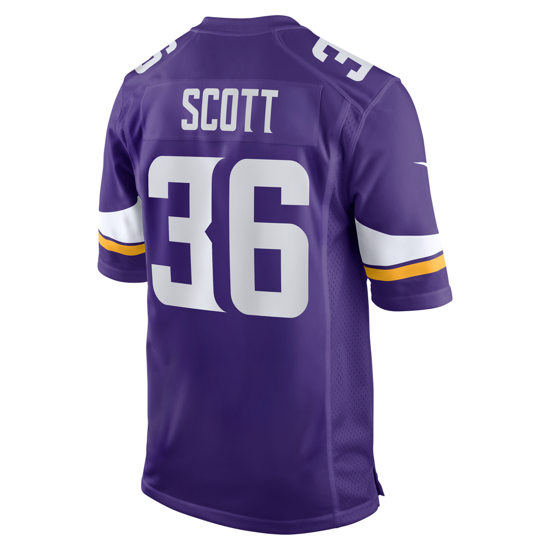Zavier Scott Minnesota Vikings Game Jersey - Purple