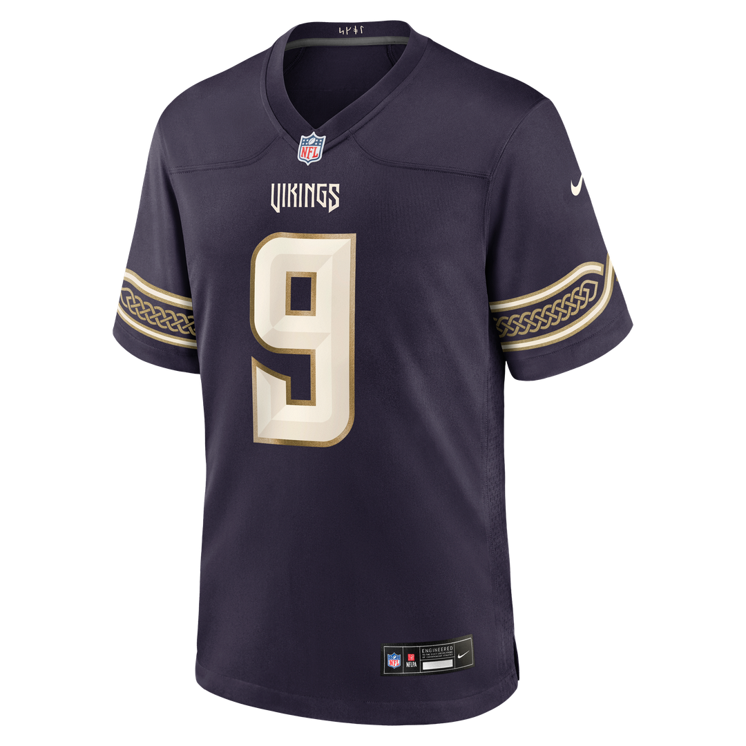 J.J McCarthy Minnesota Vikings 2026 Rivalries Collection Game Jersey - Purple