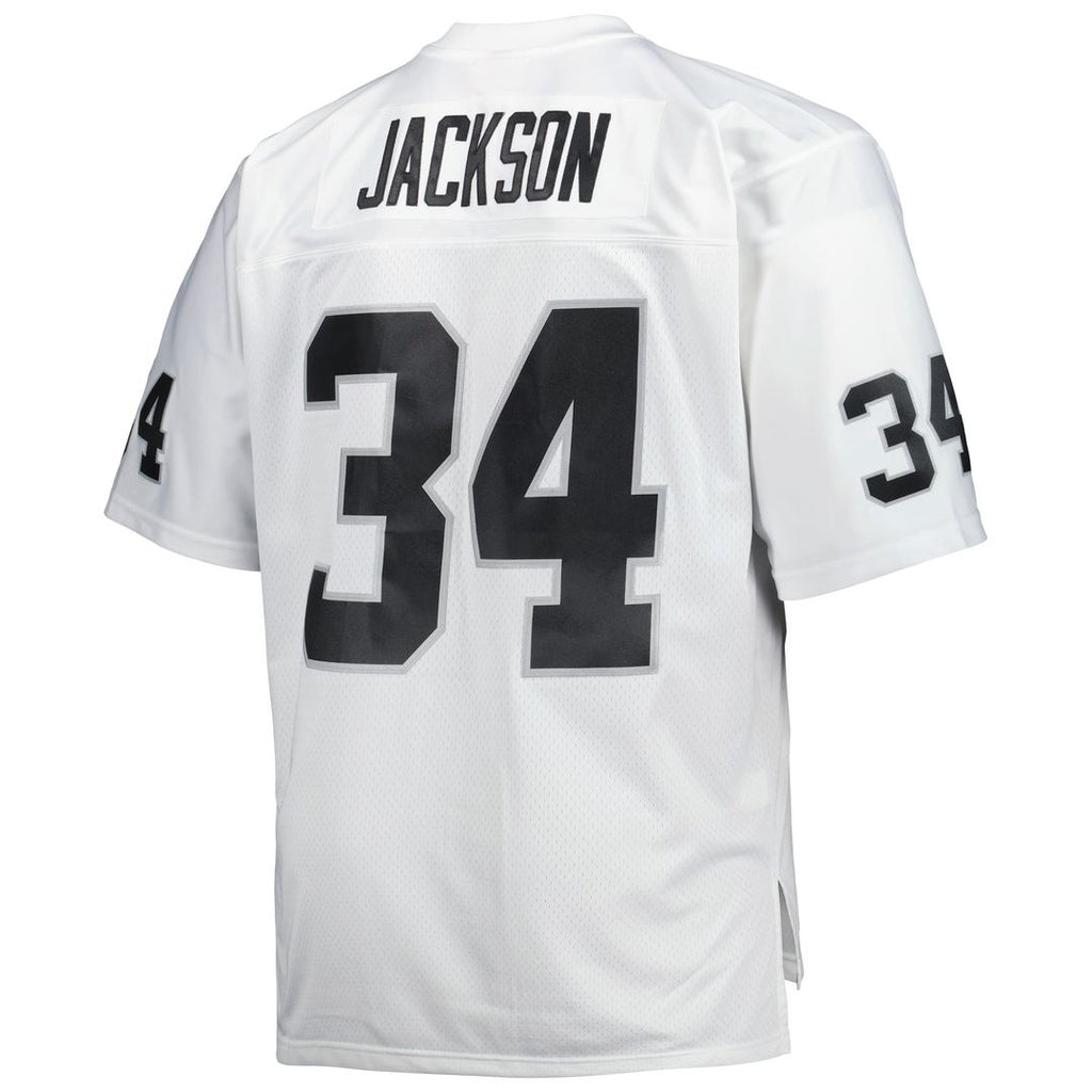 Bo Jackson Las Vegas Raiders Big & Tall 1988 Replica Jersey - White