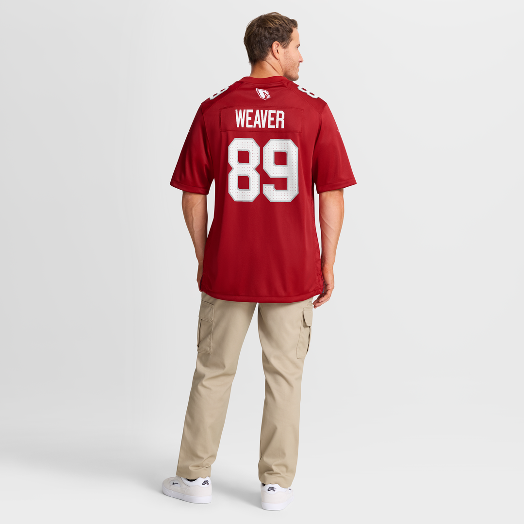 Xavier Weaver Arizona Cardinals Game Jersey - Cardinal