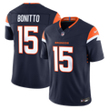 Nik Bonitto Denver Broncos Alternate Vapor F.U.S.E. Stitched Limited Jersey - Navy
