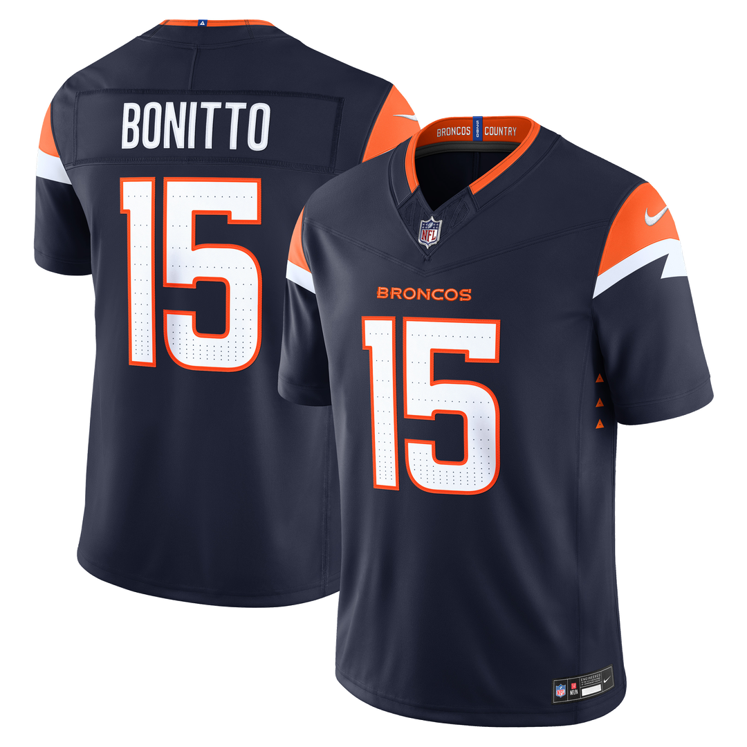 Nik Bonitto Denver Broncos Alternate Mile High Collection 1977 Throwback Vapor F.U.S.E. Stitched Limited Jersey - Orange