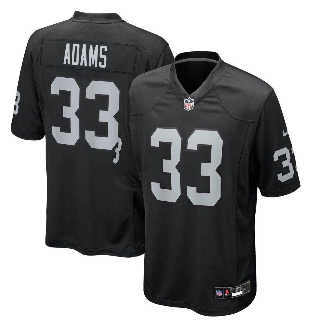 Jamal Adams Las Vegas Raiders Game Jersey - Black