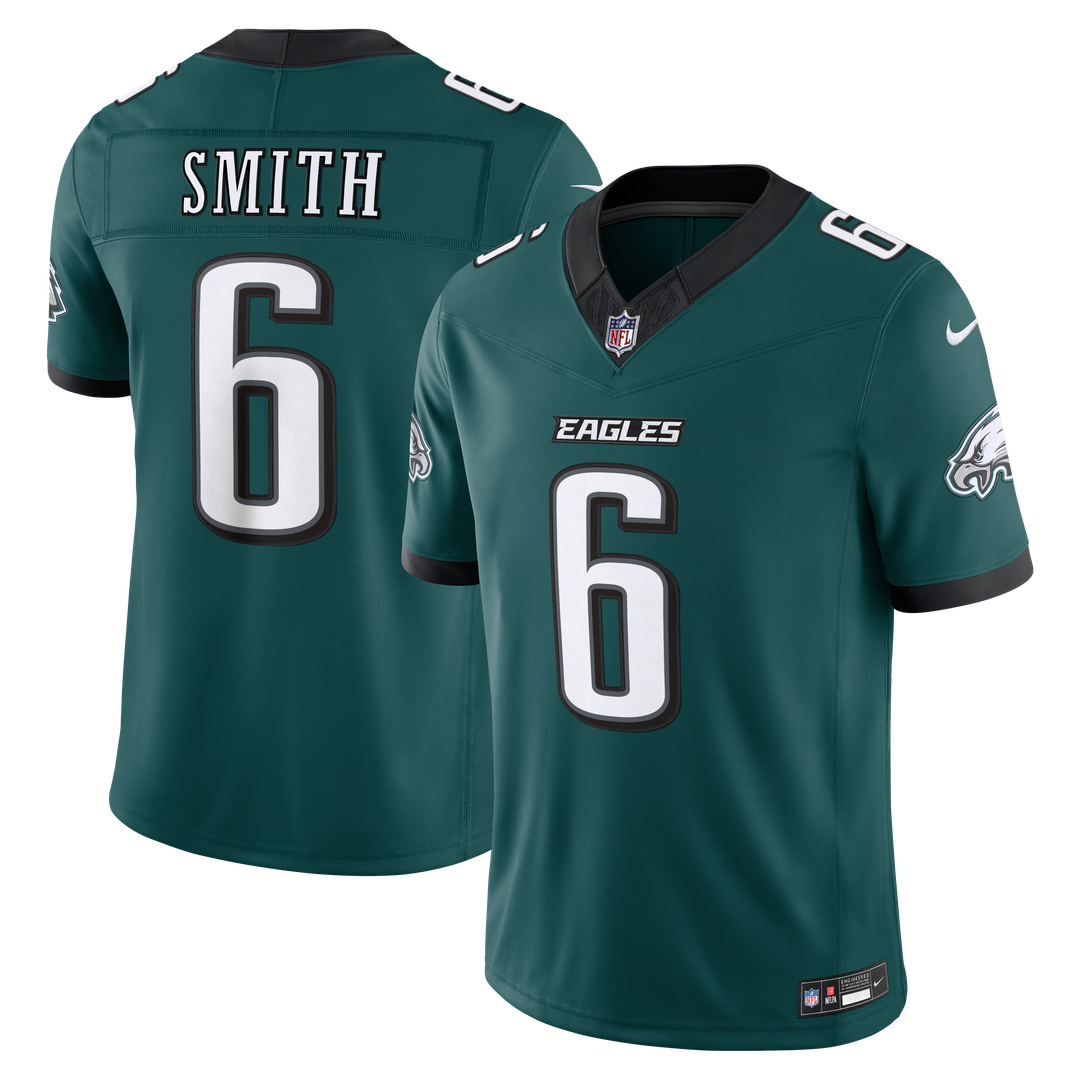 DeVonta Smith Philadelphia Eagles Alternate Vapor F.U.S.E. Stitched Limited Jersey - Kelly Green