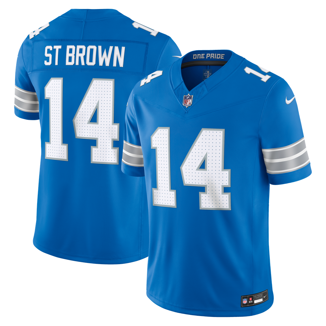 Amon-Ra St. Brown Detroit Lions Alternate Vapor F.U.S.E. Stitched Limited Jersey - Black