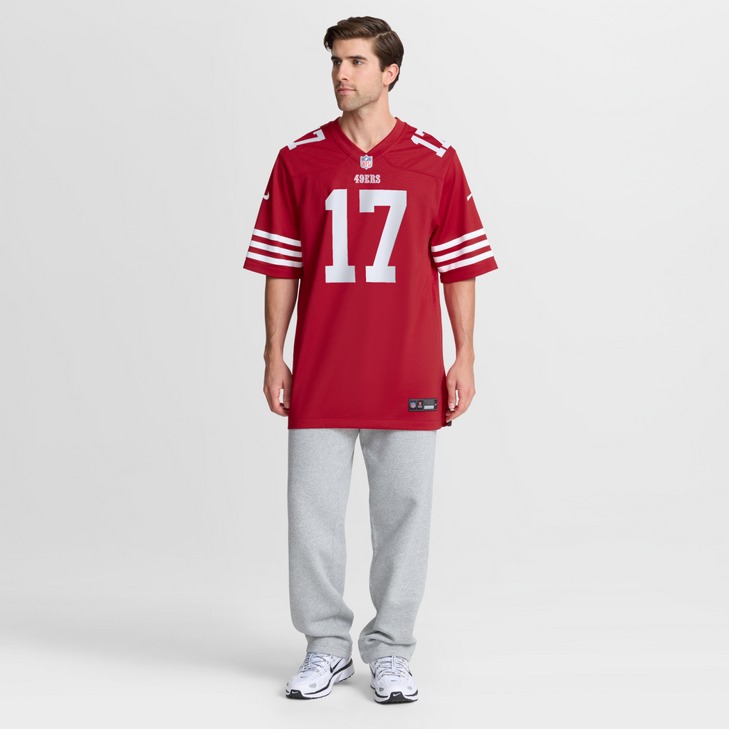 Jordan Watkins San Francisco 49ers Game Jersey - Scarlet