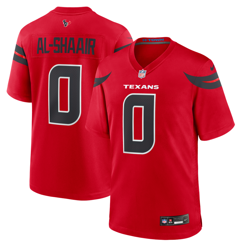 Azeez Al-Shaair Houston Texans Alternate Game Jersey - Red