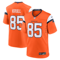 Lucas Krull Denver Broncos Game Jersey - Orange