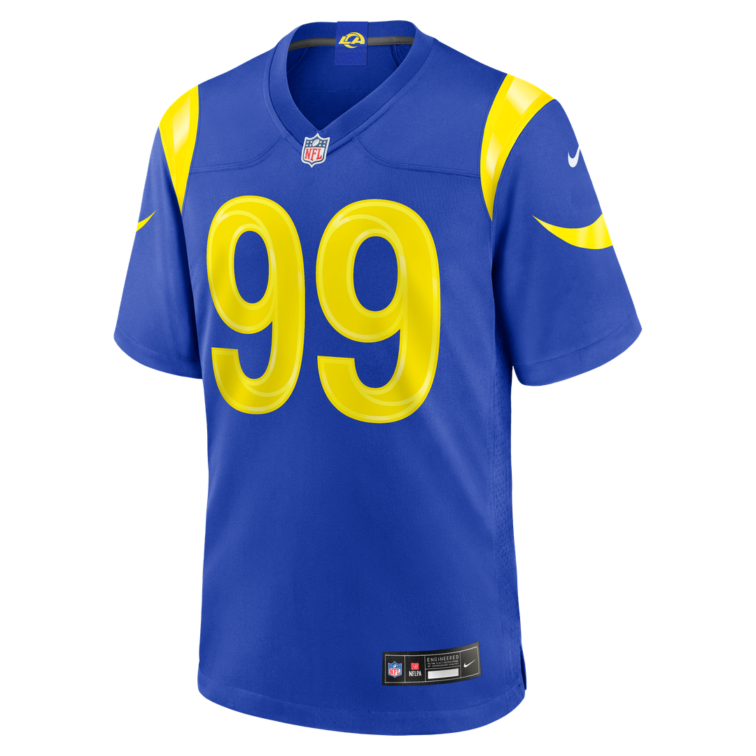 Aaron Donald Los Angeles Rams Game Jersey - Royal Blue