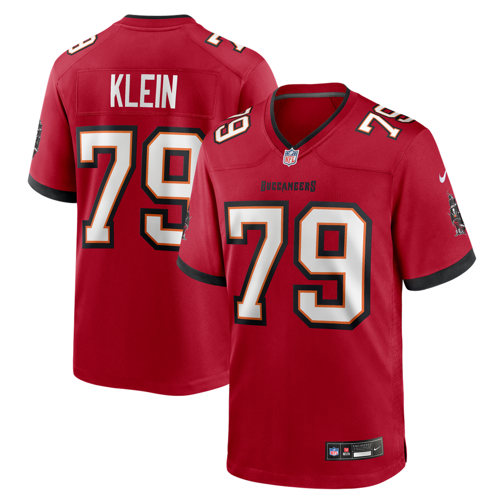 Elijah Klein Tampa Bay Buccaneers Game Jersey - Red