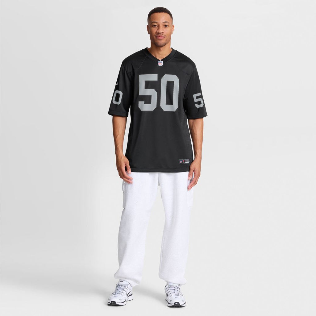 Segun Olubi Las Vegas Raiders Game Jersey - Black