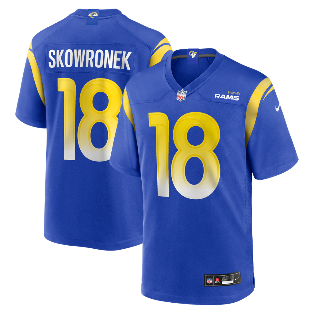 Ben Skowronek Los Angeles Rams Game Jersey - Royal Blue