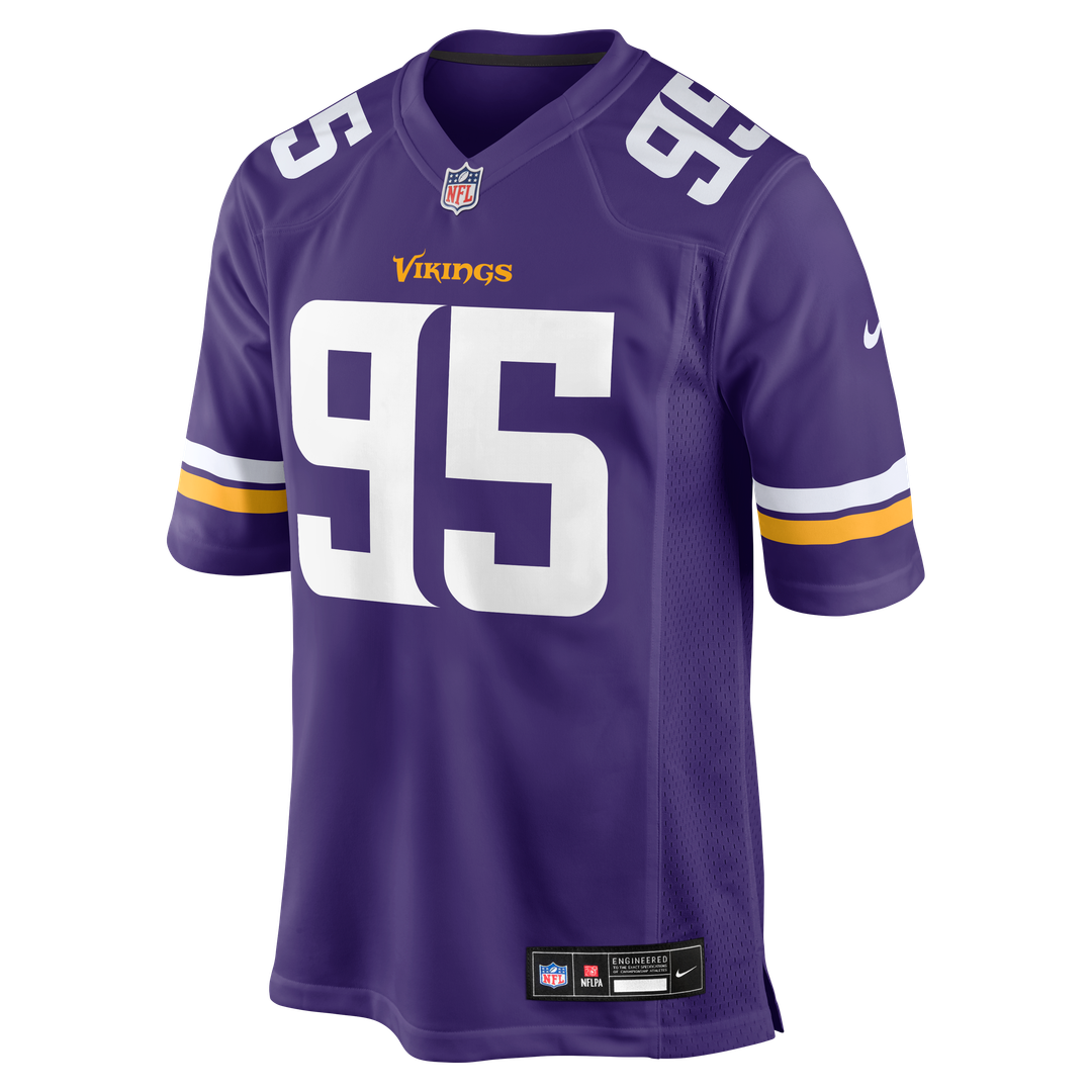 Caleb Banks Minnesota Vikings Game Jersey - Purple