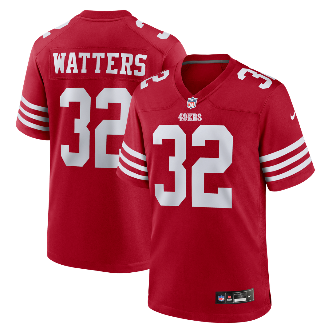 Ricky Watters San Francisco 49ers Game Jersey - Scarlet