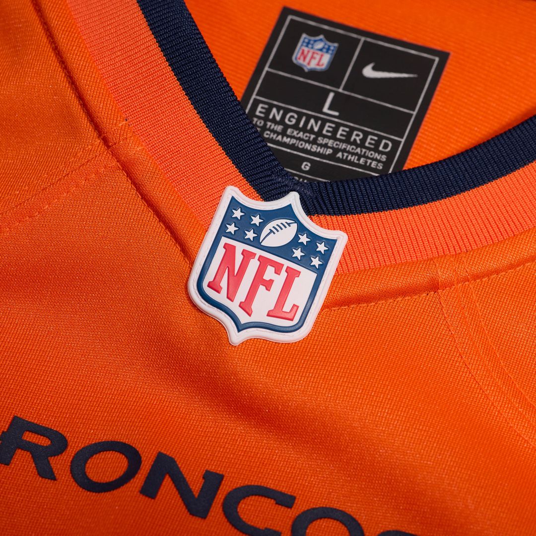 Tyler Onyedim Denver Broncos Game Jersey - Orange