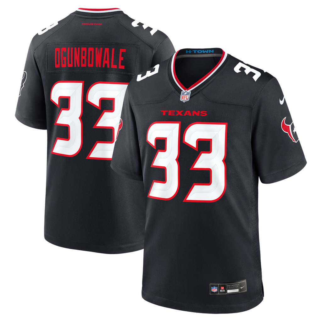 Dare Ogunbowale Houston Texans Game Jersey - Navy