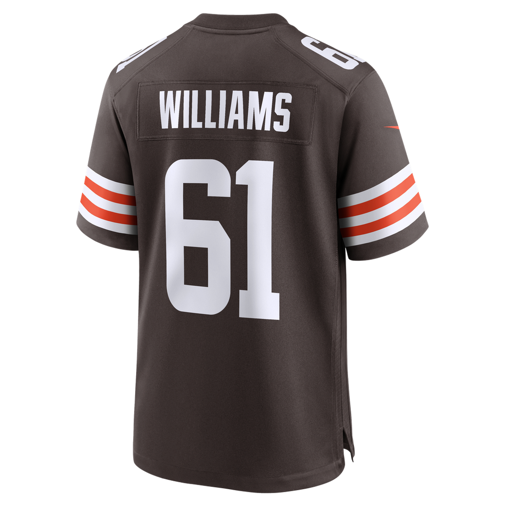 Chris Williams Cleveland Browns Game Jersey - Brown