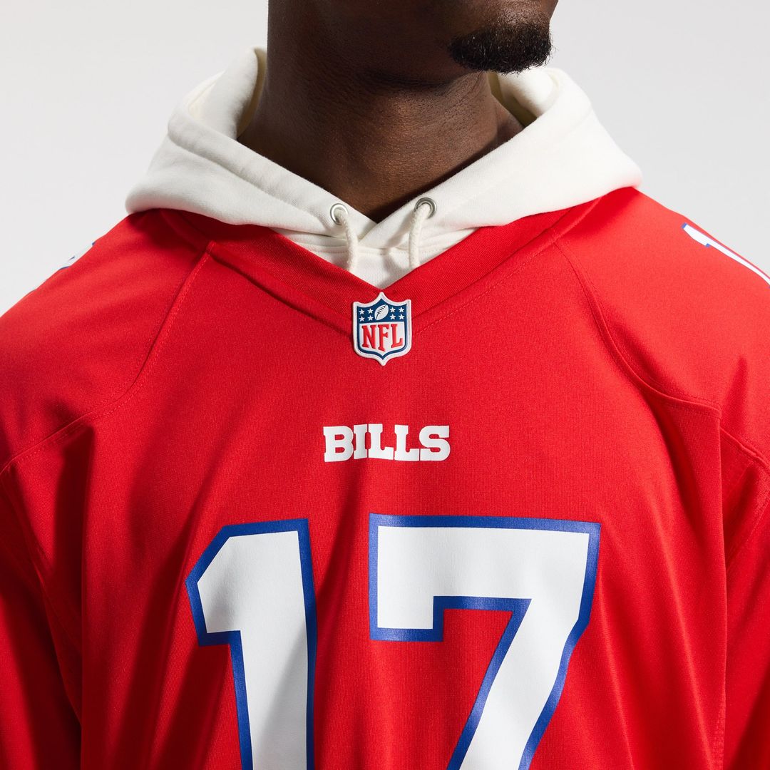 Josh Allen Buffalo Bills White Game Jersey - White