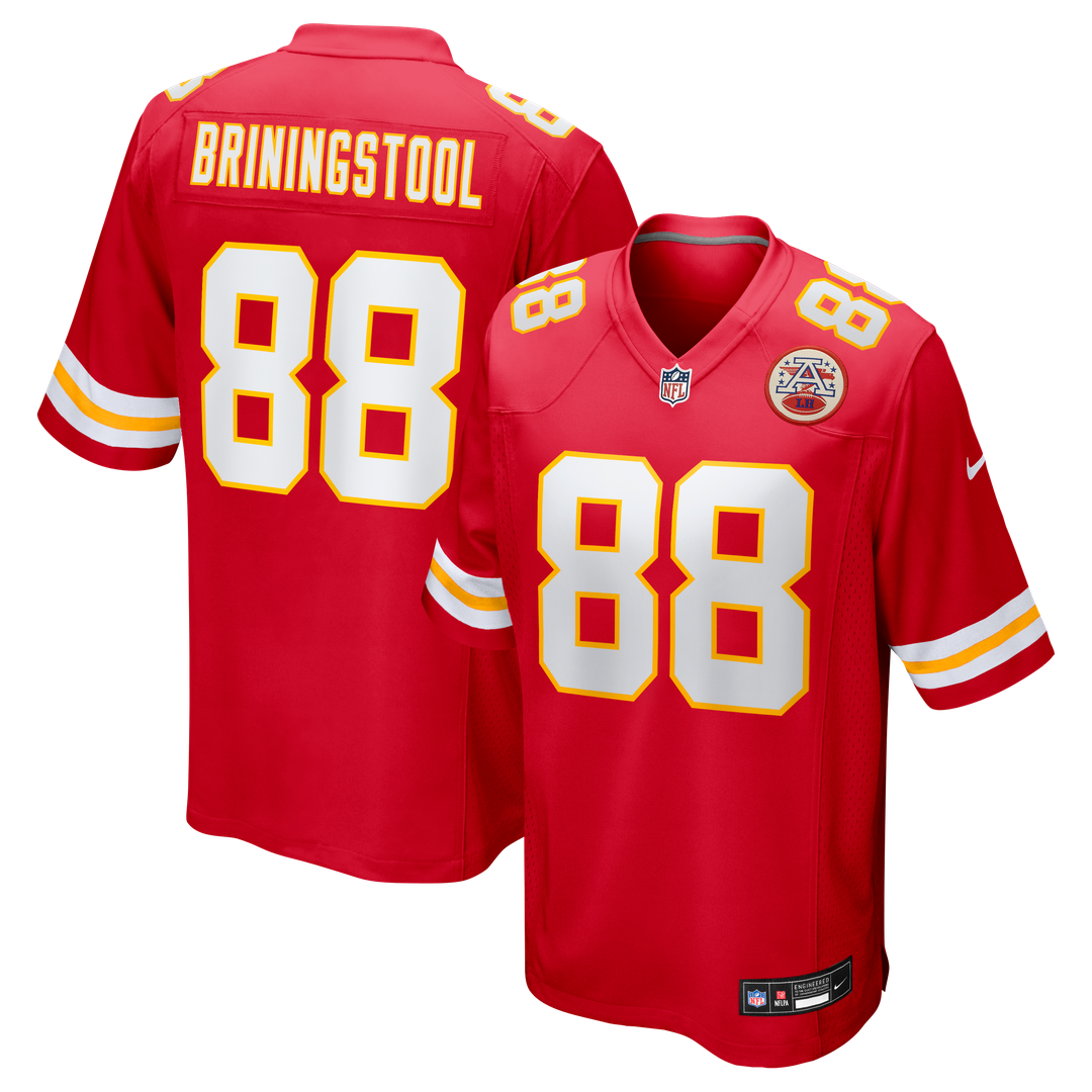 Jake Briningstool Kansas City Chiefs Game Jersey - Red