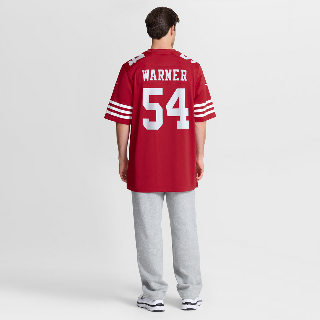 Fred Warner San Francisco 49ers Game Jersey - Scarlet