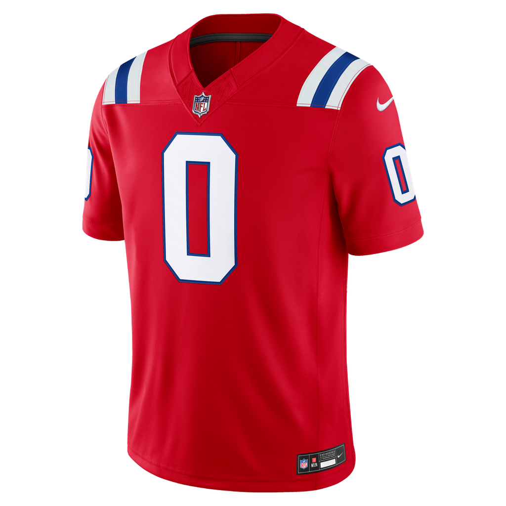 Christian Gonzalez New England Patriots Vapor F.U.S.E. Stitched Limited Jersey - Navy