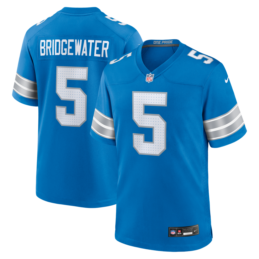 Teddy Bridgewater Detroit Lions Game Jersey - Blue