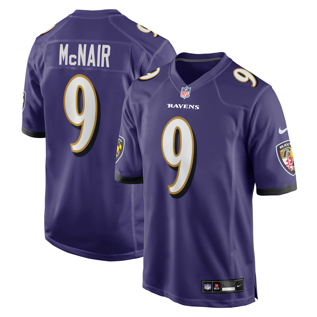 Steve McNair Baltimore Ravens Game Jersey - Purple