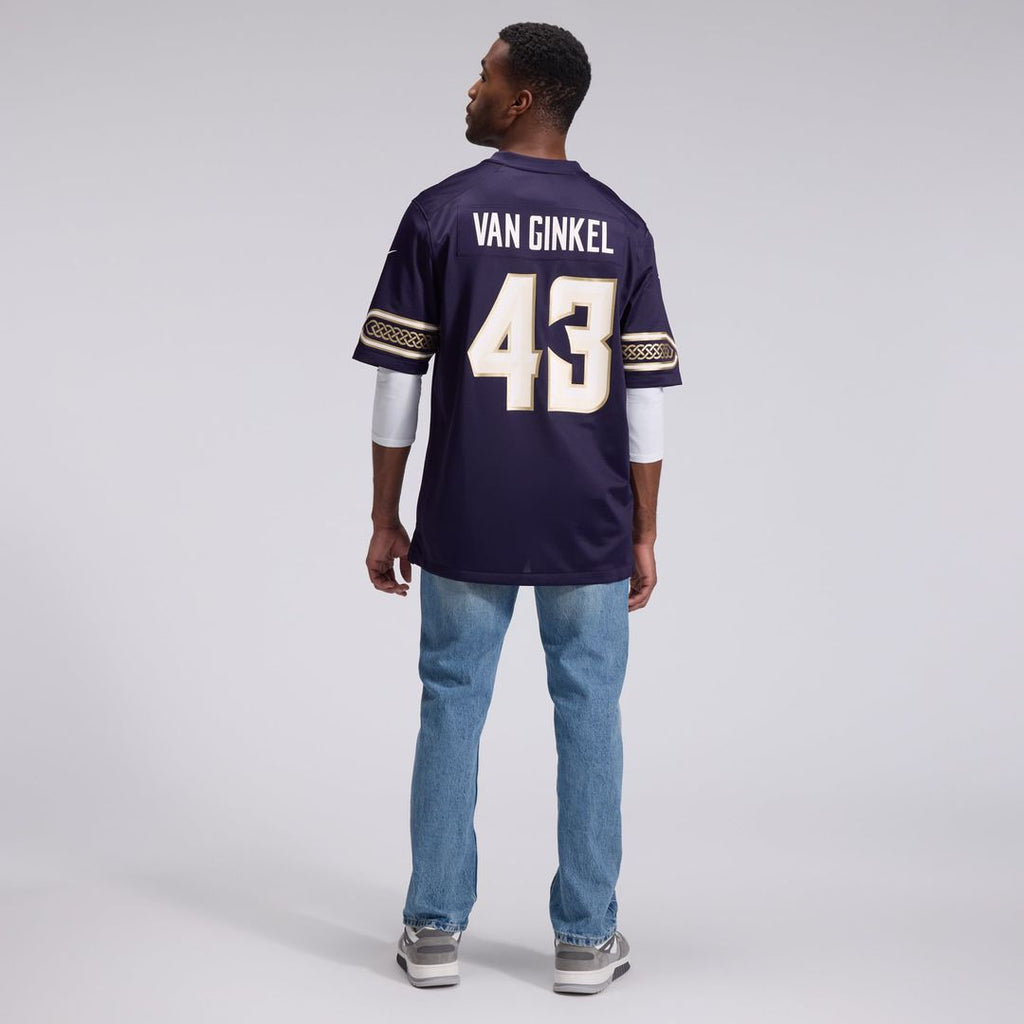 Andrew Van Ginkel Minnesota Vikings 2026 Rivalries Collection Game Jersey - Purple