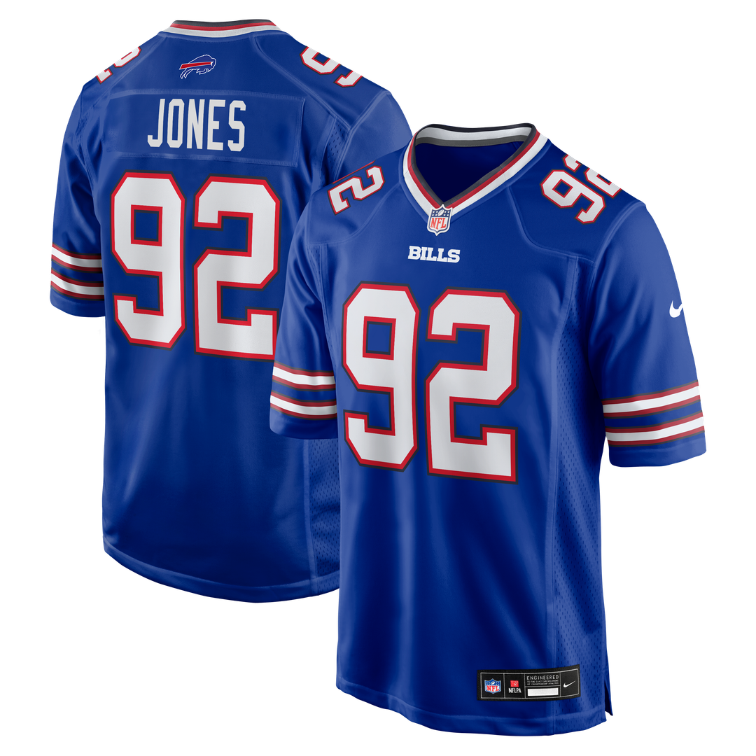 DaQuan Jones Buffalo Bills Game Jersey - Royal Blue