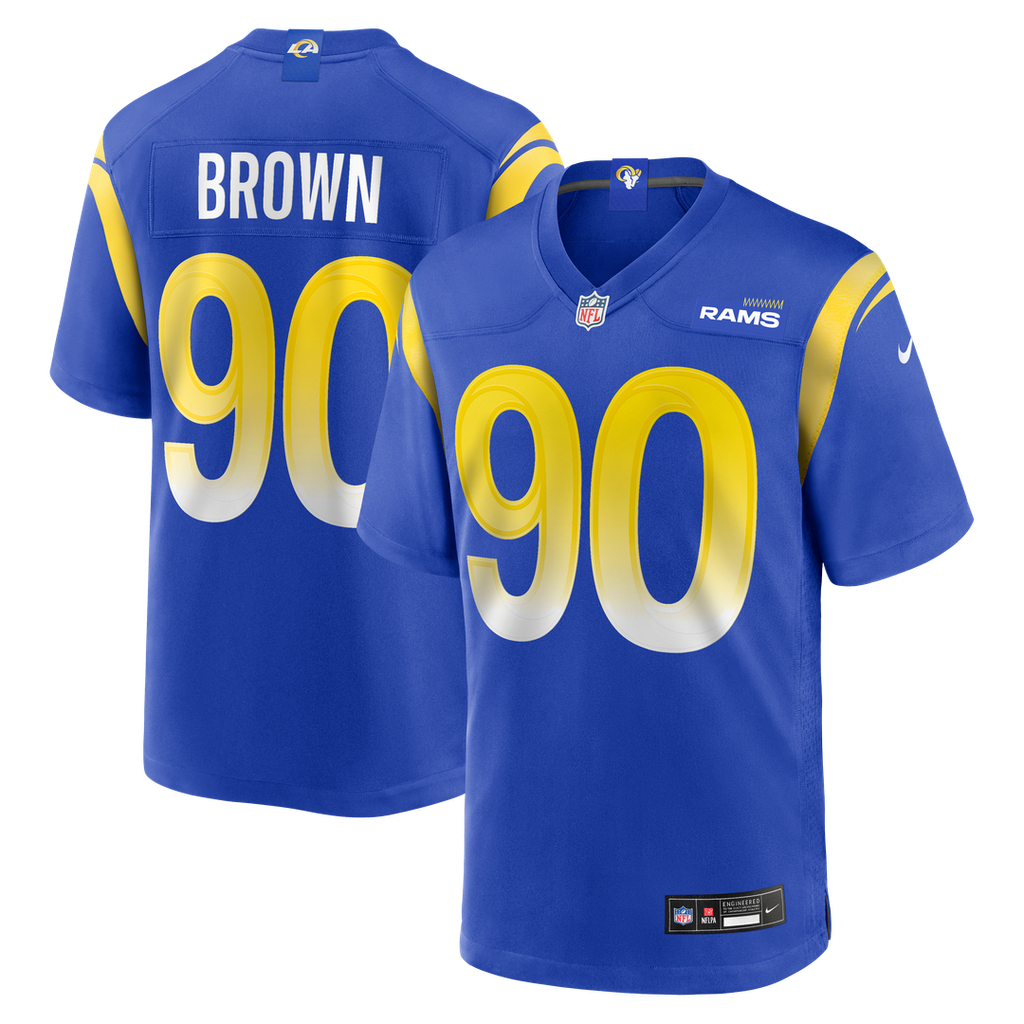 Earnest Brown IV Los Angeles Rams Game Jersey - Royal Blue